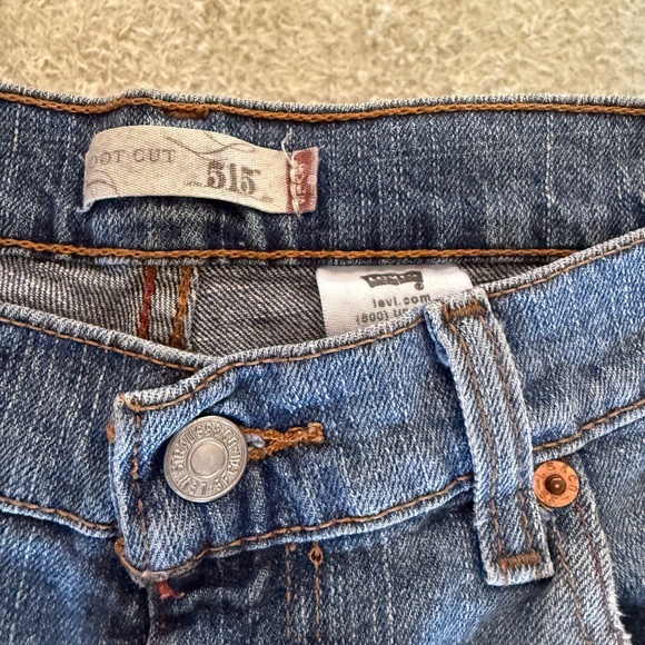 Levi's 515 Boot Cut Jeans Women's Size 10 Light Wash Denim Mid Rise - Picture 10 of 12